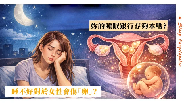 睡不好會傷「卵」？睡眠品質如何決定妳的卵巢儲備量