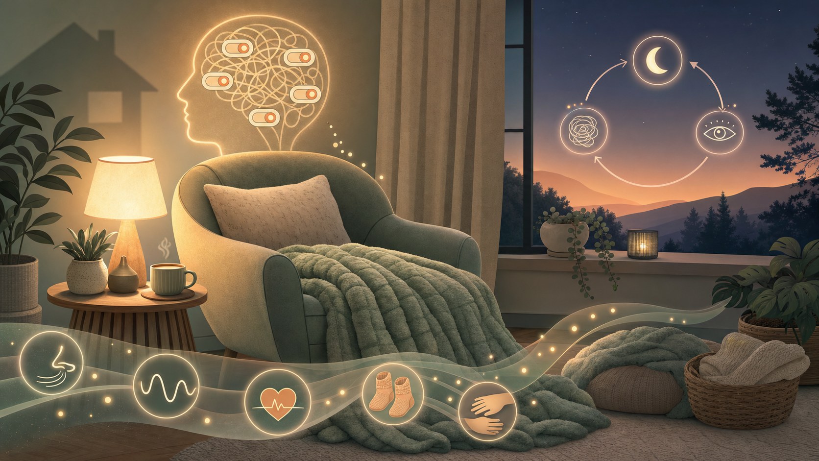壓力如何破壞睡眠:焦慮與失眠的雙向循環