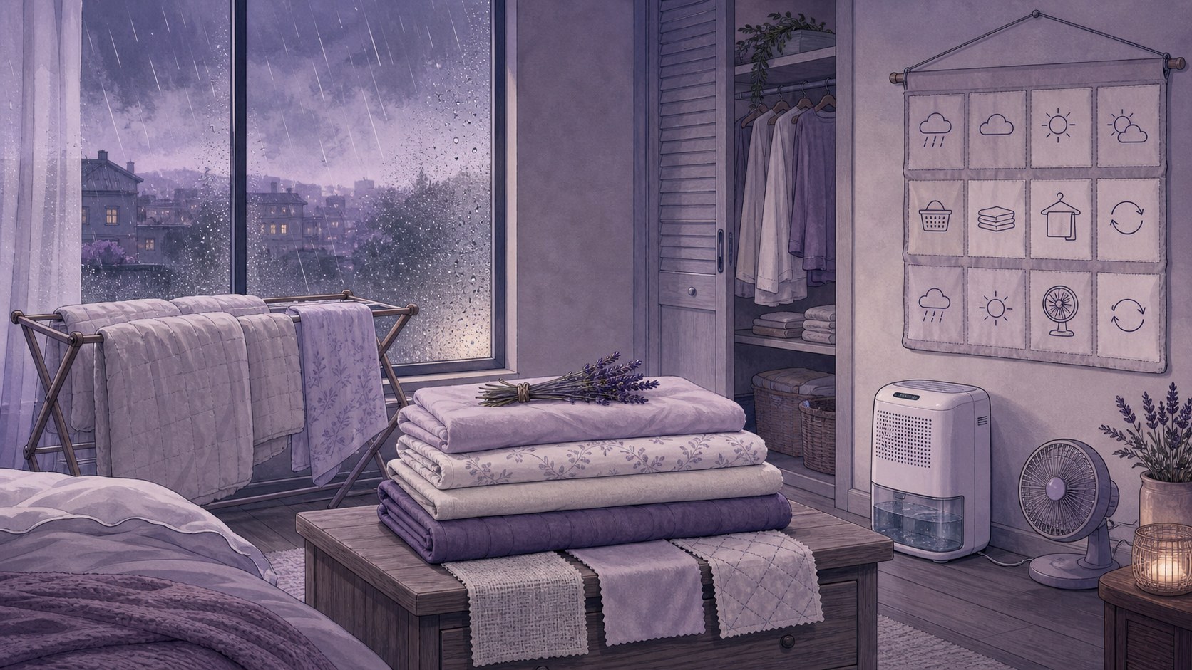 梅雨季寢具保養迷思:濕答答的季節該怎麼顧