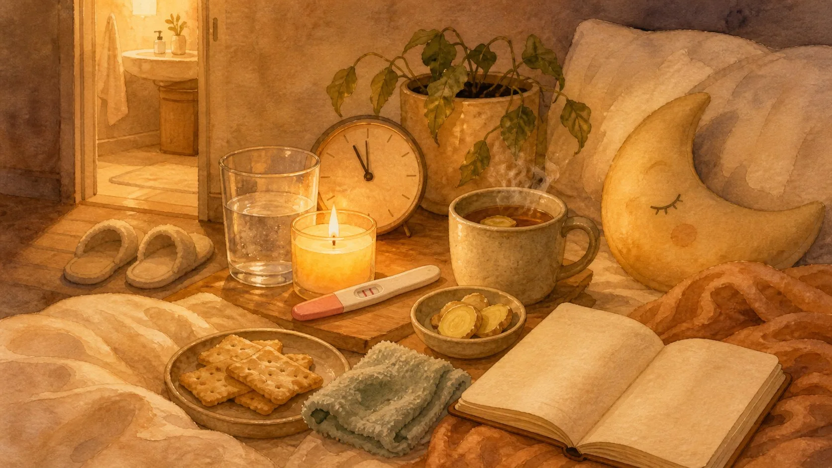 孕早期嗜睡卻半夜醒來?第一孕期頻尿與睡眠結構變化解析