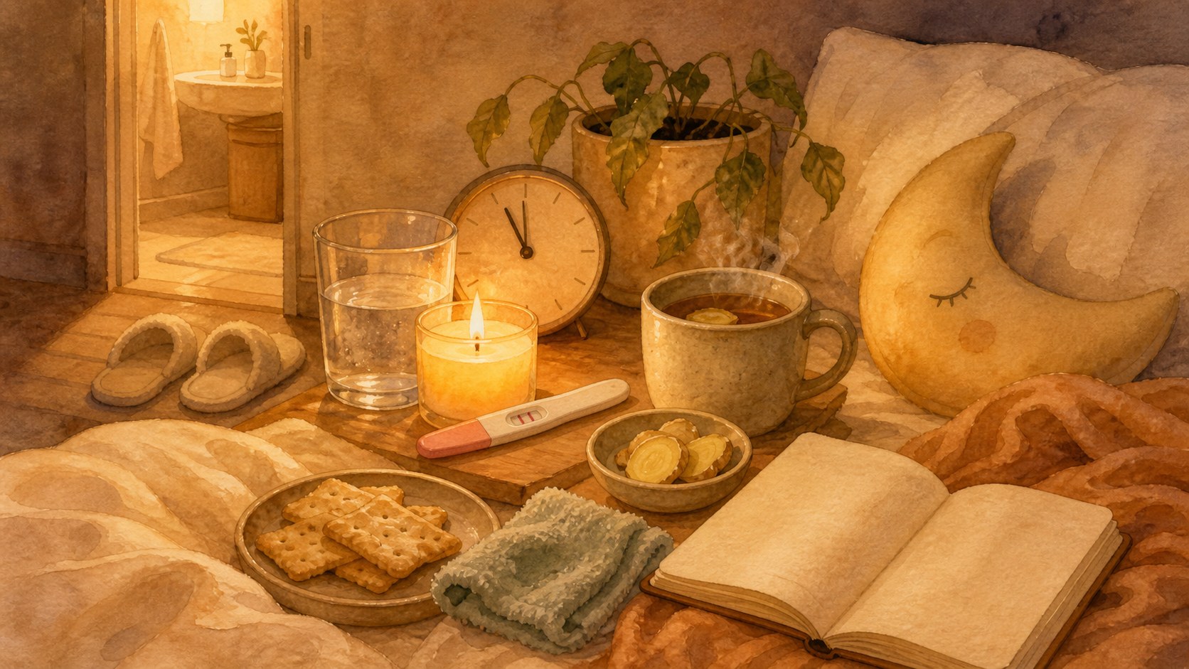 孕早期嗜睡卻半夜醒來?第一孕期頻尿與睡眠結構變化解析