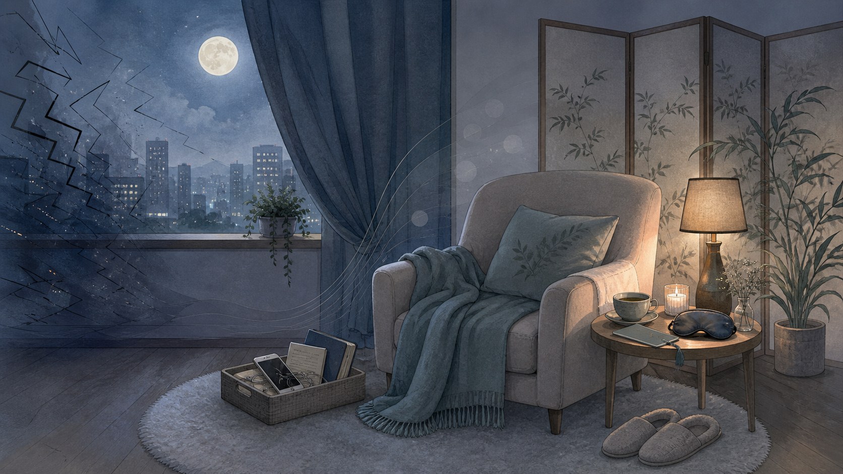 高敏人的睡眠困境:如何降低環境與情緒刺激,重建夜間安全感