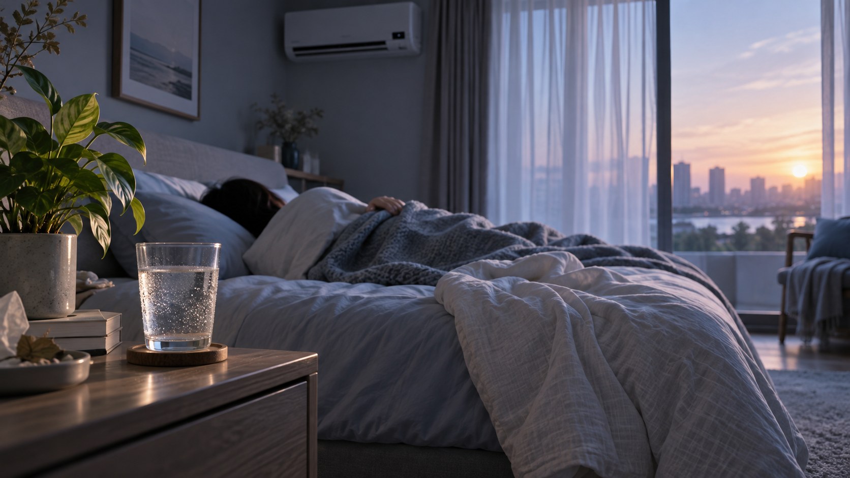 冷氣房整夜開著好眠嗎?室溫濕度睡眠知識解析