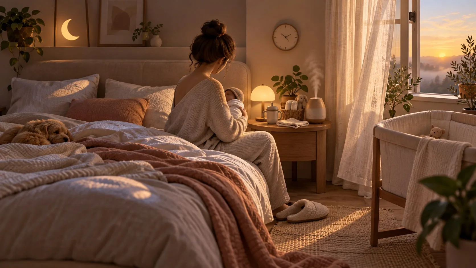 哺乳期夜奶睡不好?餵奶睡眠片段化環境調整知識