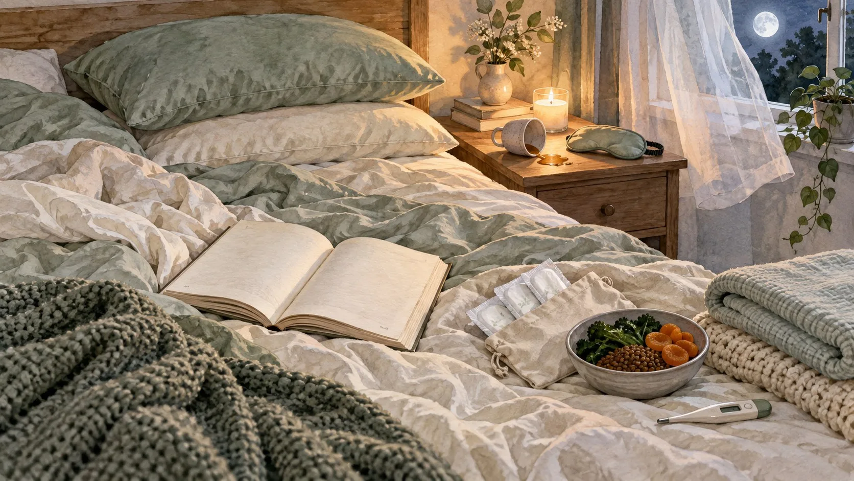 經期出血量大易疲倦嗜睡？貧血相關睡眠品質調整知識