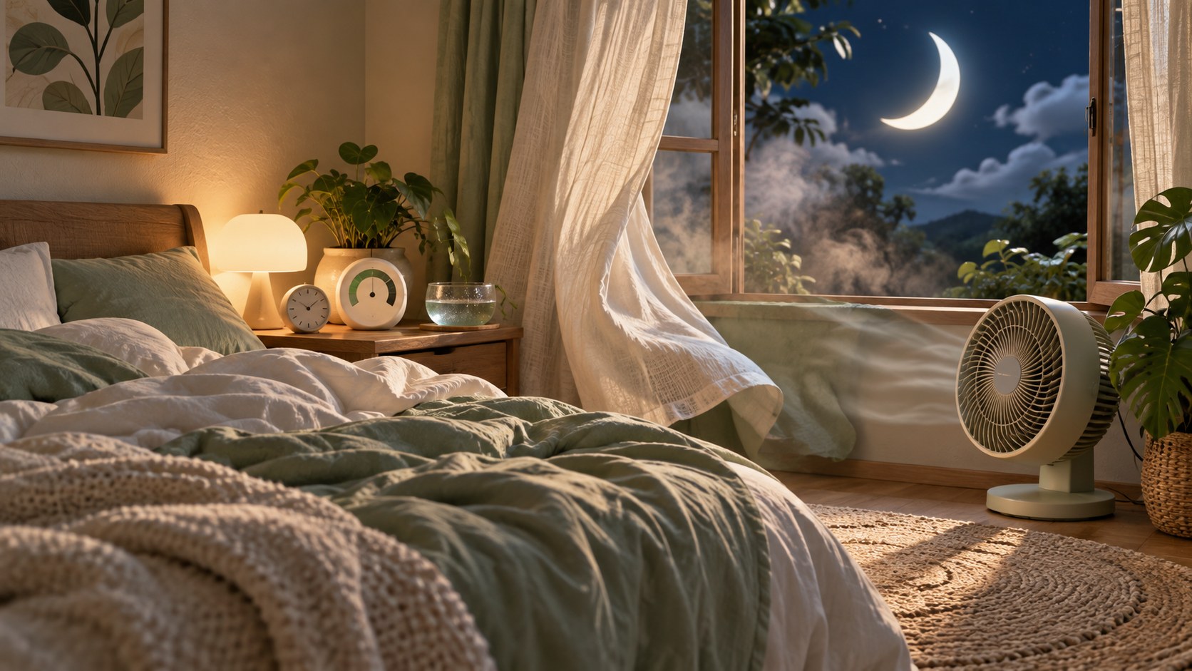 夏夜悶熱總醒來?濕度如何影響睡眠品質全解析