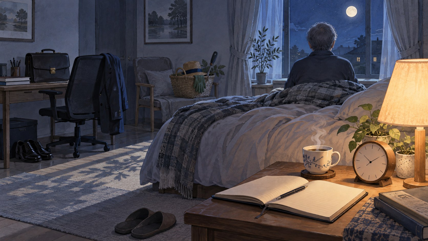 退休後睡不好?生活轉換情緒失調與睡眠重建