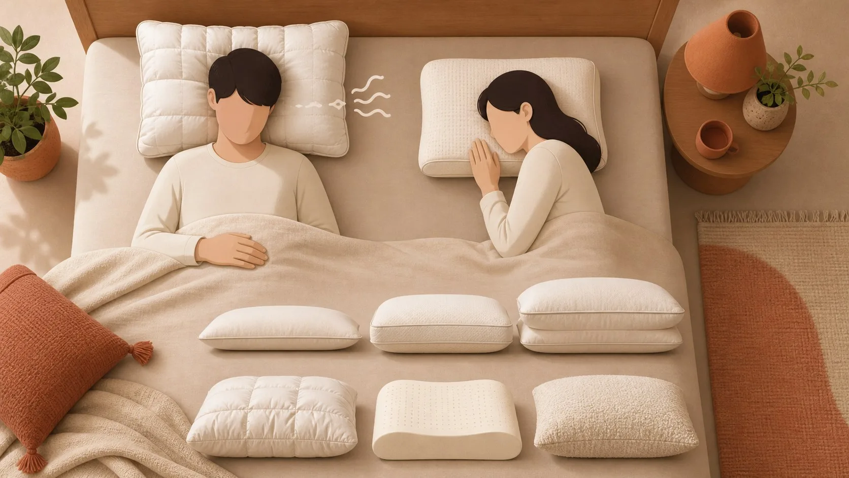 容易打呼枕頭怎麼挑？枕高與睡姿一次搞懂