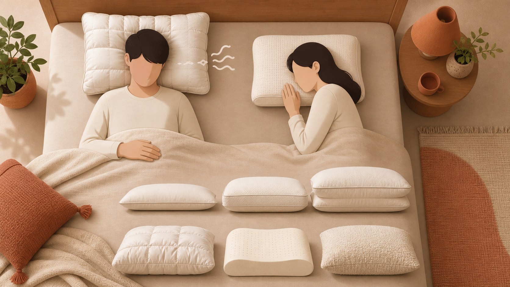容易打呼枕頭怎麼挑?枕高與睡姿一次搞懂